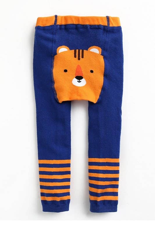 Toddler Leggings: Navy Tiger - Bossy Beans