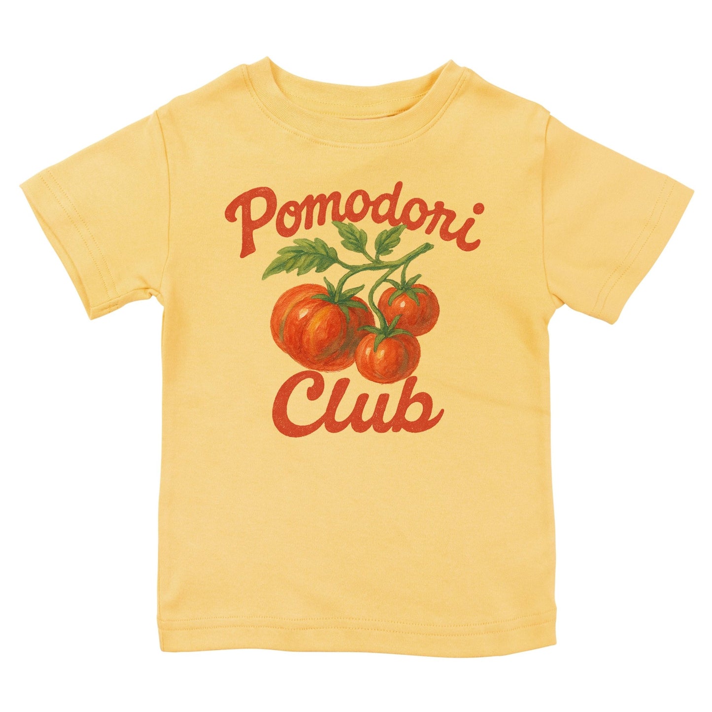 Tomato Girl Summer Retro Italian Kids Organic Tee Shirt - Bossy Beans