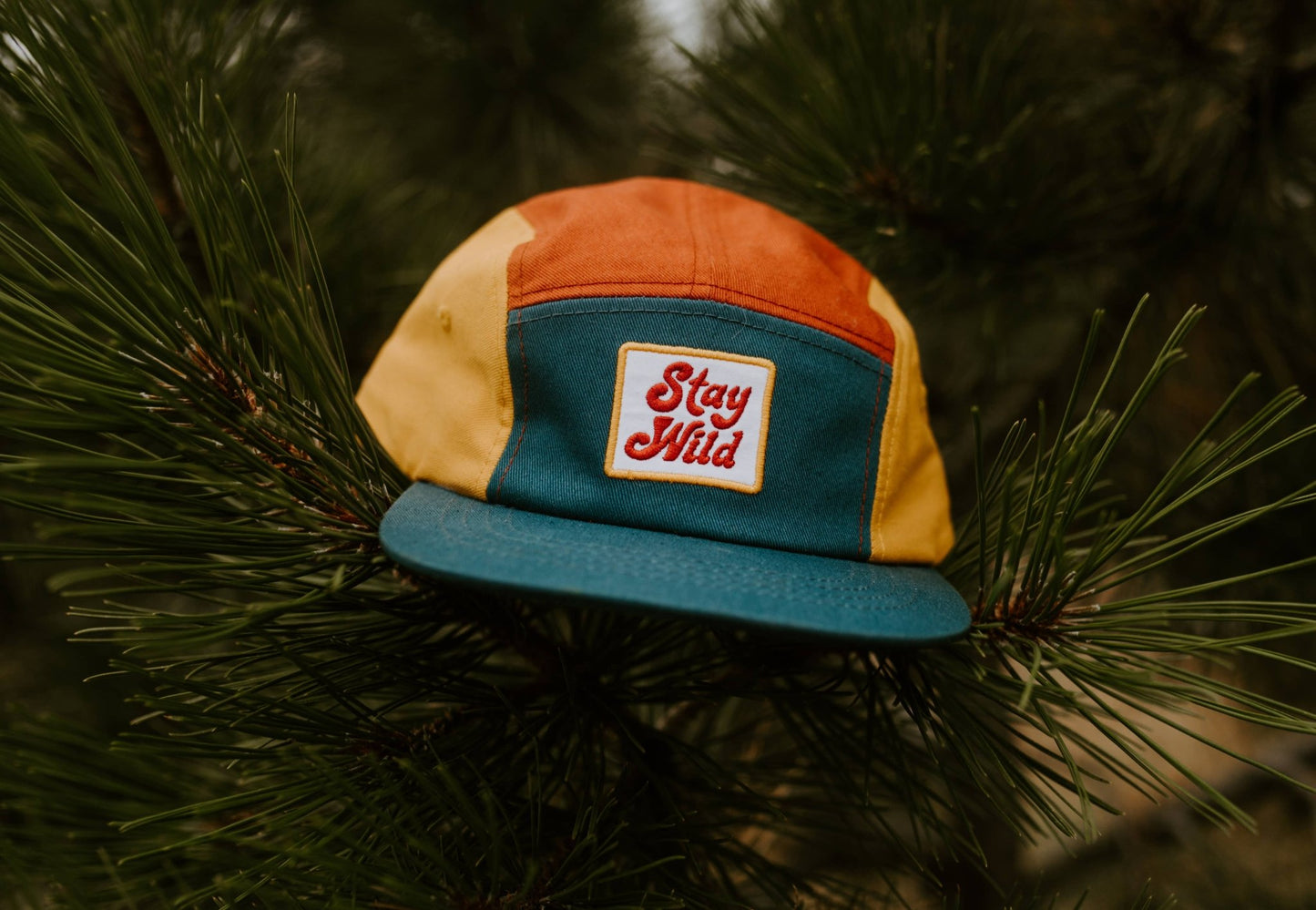 Trek Light - Baby/Toddler & Youth Five - Panel Camp Hat | Stay Wild - Bossy Beans