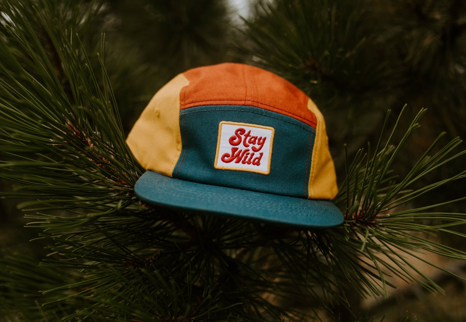 Trek Light - Baby/Toddler & Youth Five - Panel Camp Hat | Stay Wild - Bossy Beans