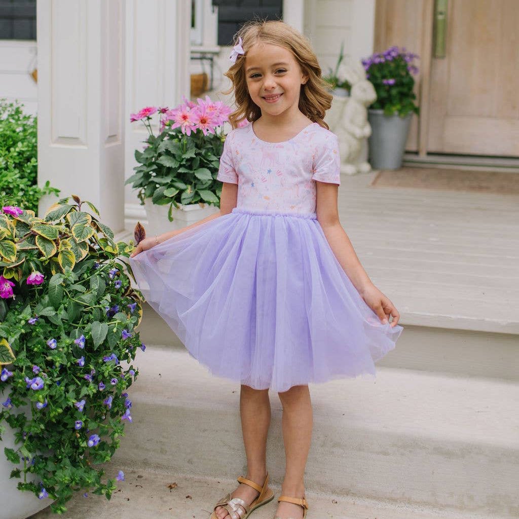 Tutu Dress in Dreamy Unicorn - Bossy Beans