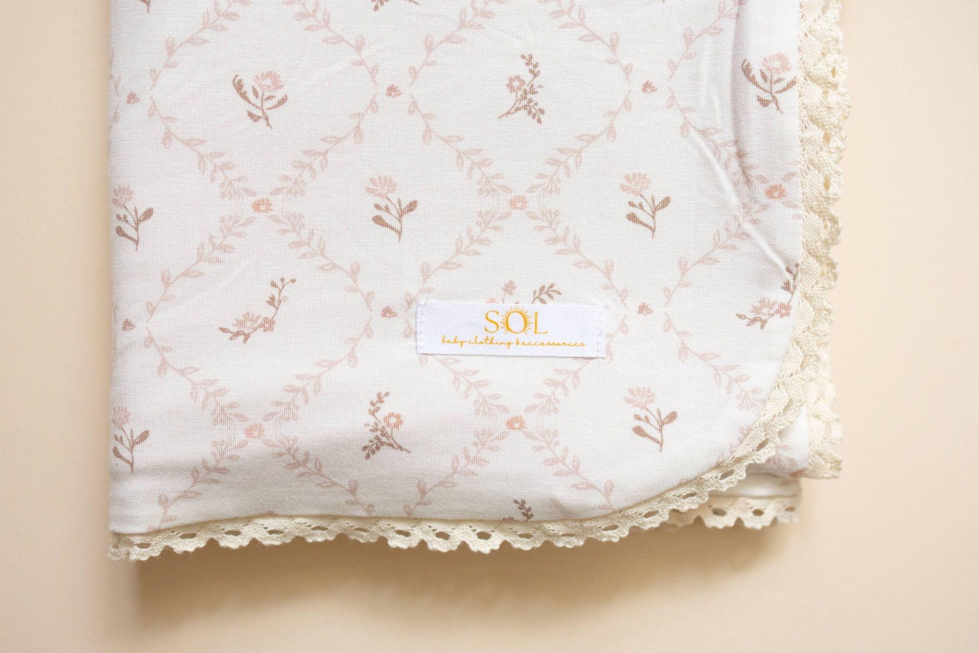 Vintage Rose Bamboo Blanket - Bossy Beans