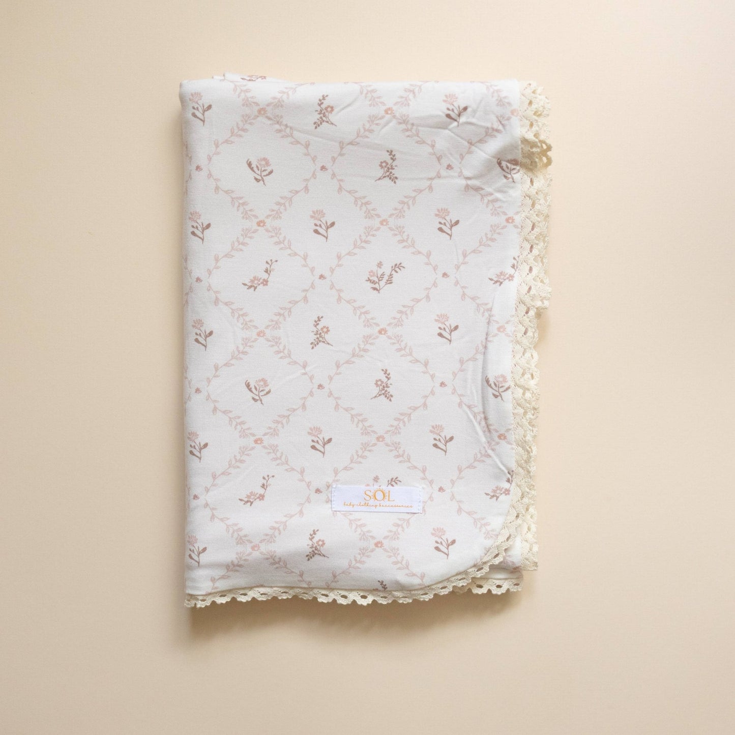 Vintage Rose Bamboo Blanket - Bossy Beans