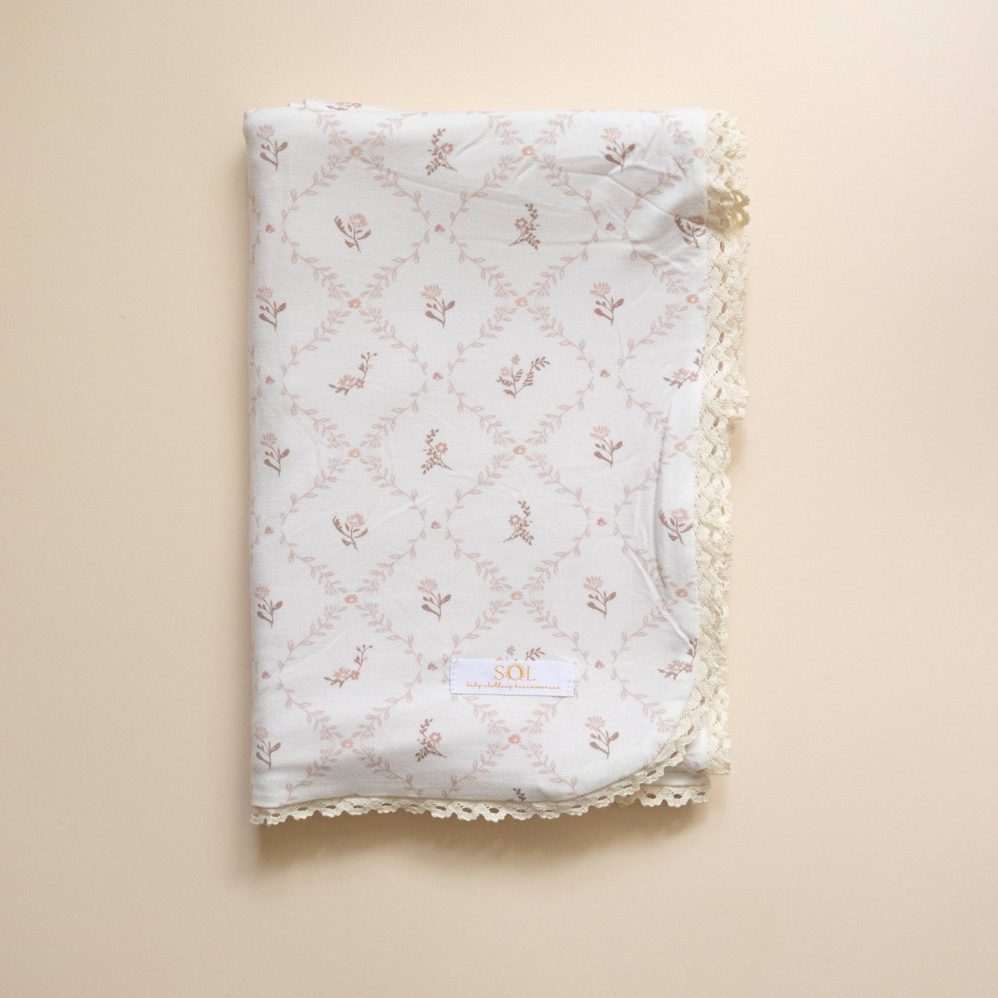 Vintage Rose Bamboo Blanket - Bossy Beans
