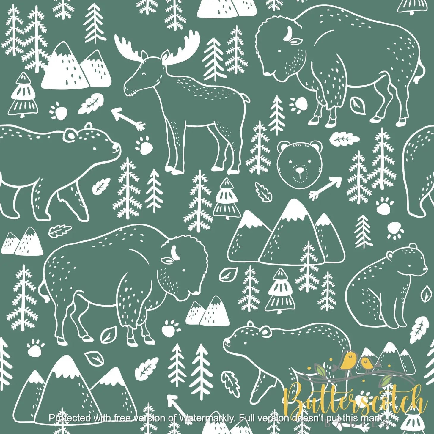 Zipper One Piece - Yellowstone - Bamboo - Bossy Beans