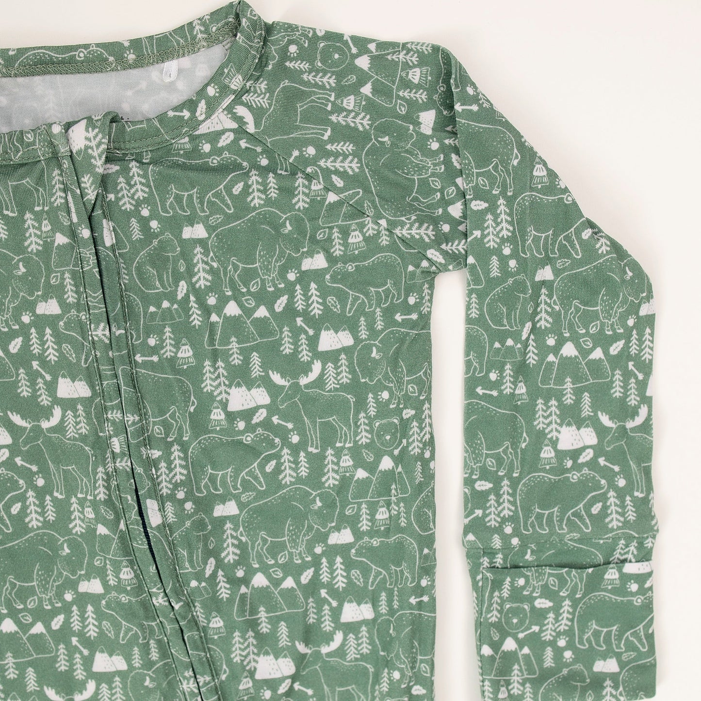 Zipper One Piece - Yellowstone - Bamboo - Bossy Beans