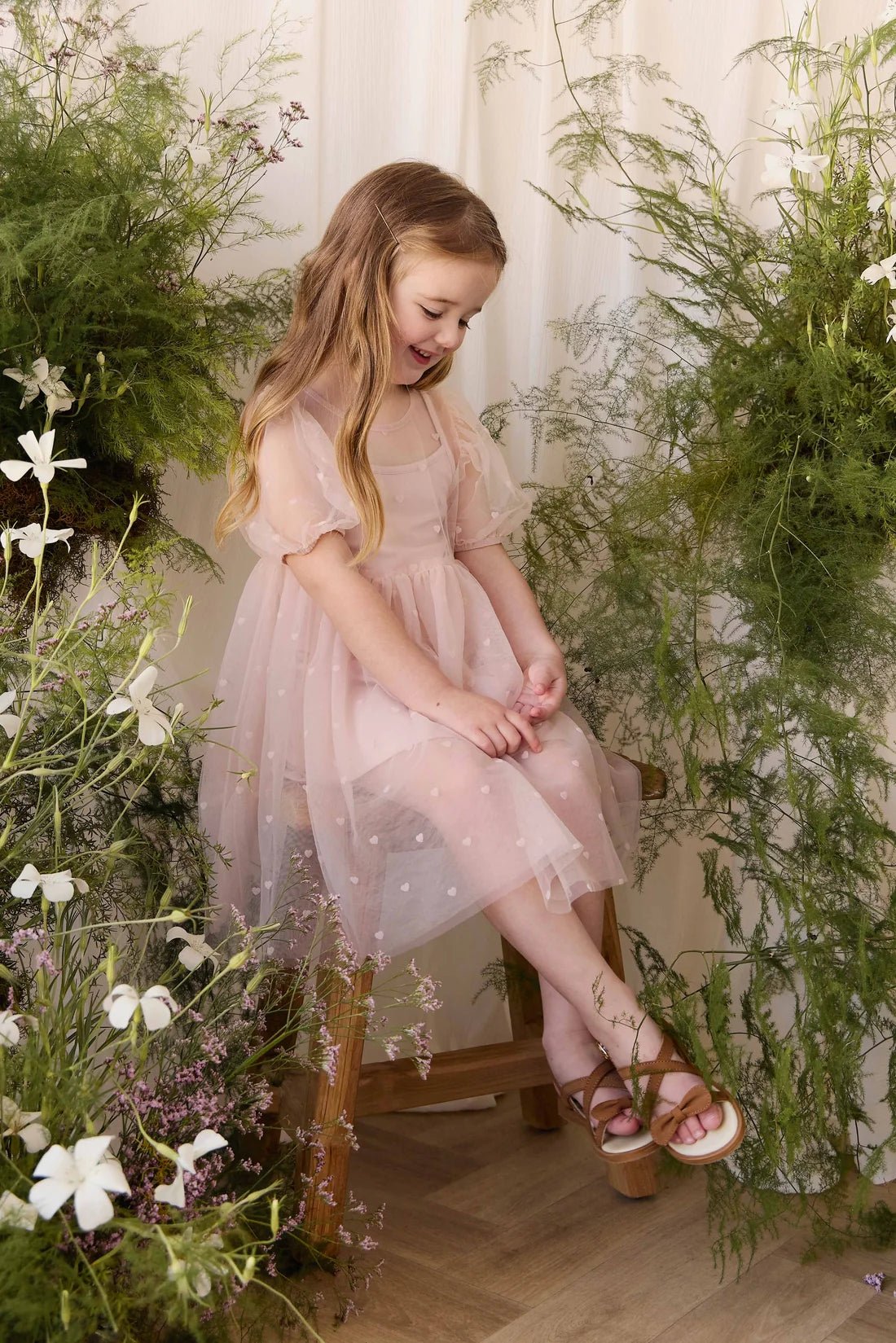 Zoella Tulle Dress - Petite Heart Rosie - Bossy Beans