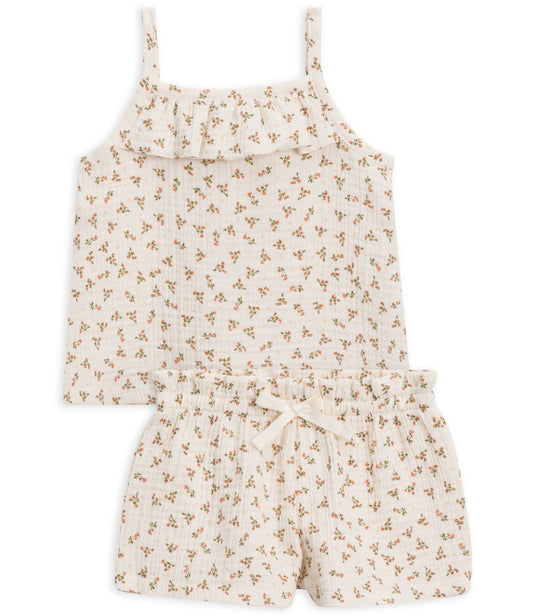 Organic (Kids) Haven Muslin Tank Tank Set - Wildflowers