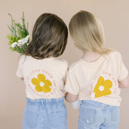 let love grow organic kids t-shirt polished prints
