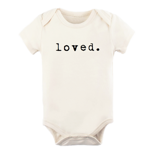 Loved Organic Baby Bodysuit | Short Sleeve