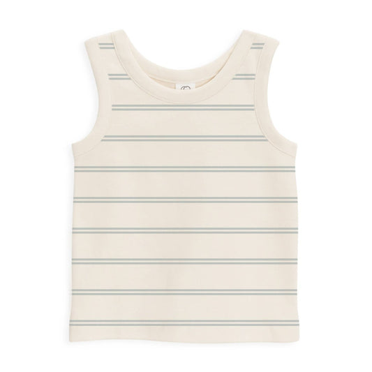 Organic Baby & Kids Leni Tank - Fisher Stripe