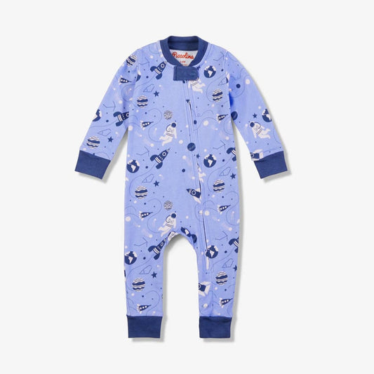 piccolina space exploration footless onesie