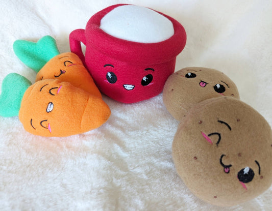 Christmas Eve Stuffie Set - Bossy Beans
