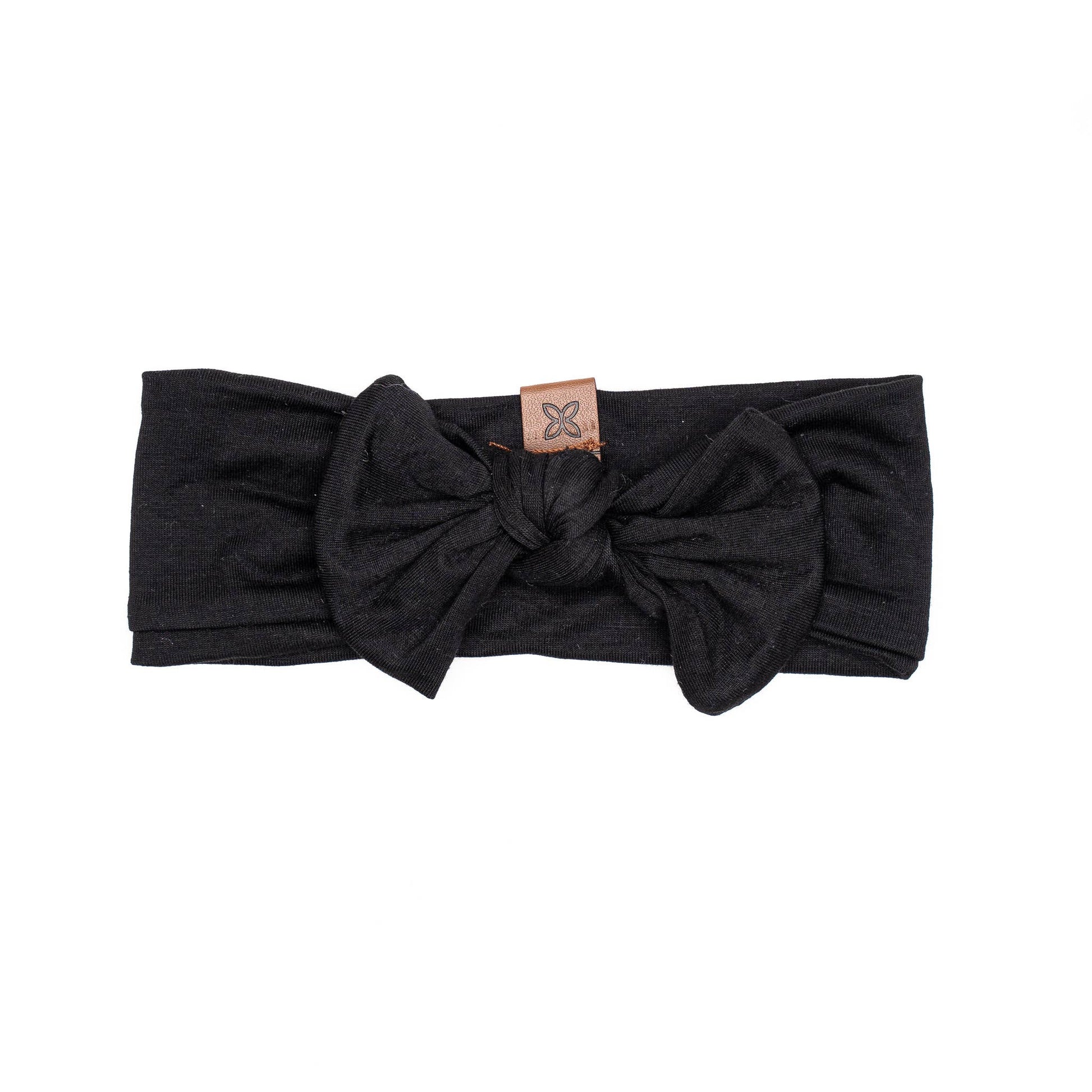 Knotted Bow - Onyx - Bossy Beans