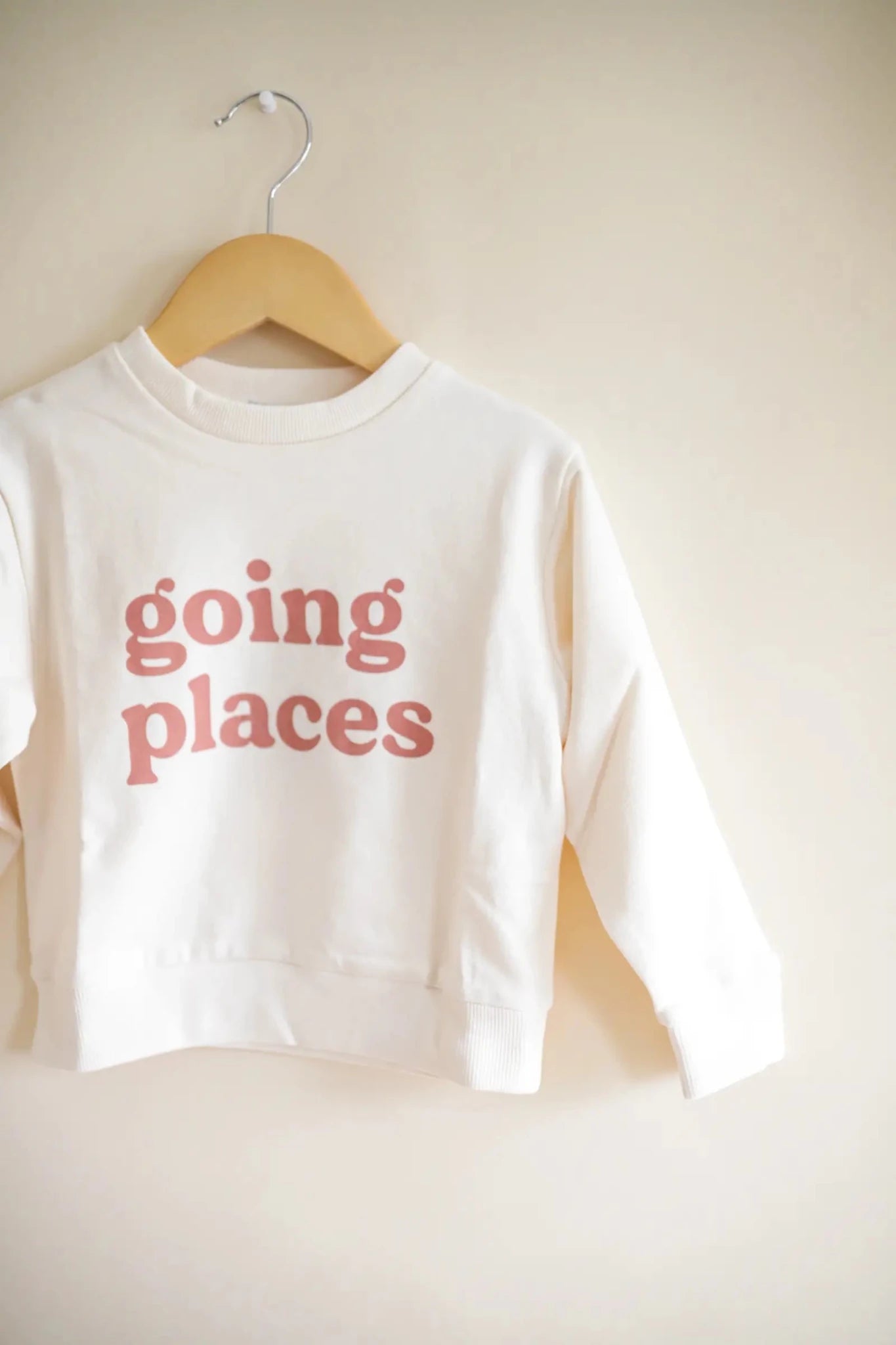 Organic Sweatshirt - Going Places - Bossy Beans