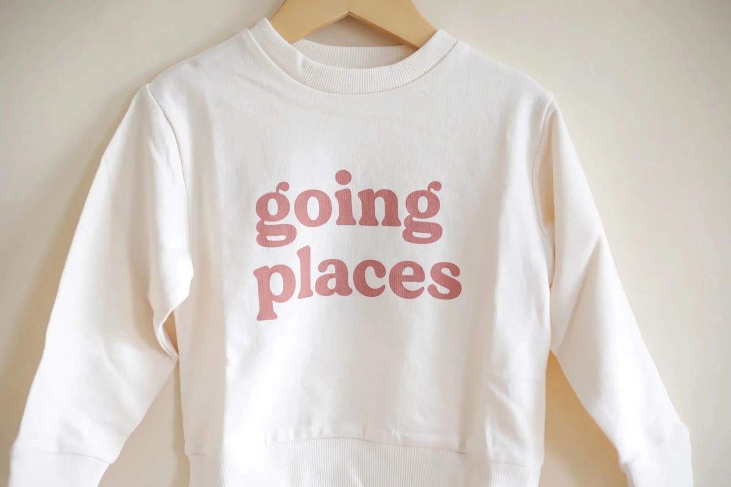 Organic Sweatshirt - Going Places - Bossy Beans