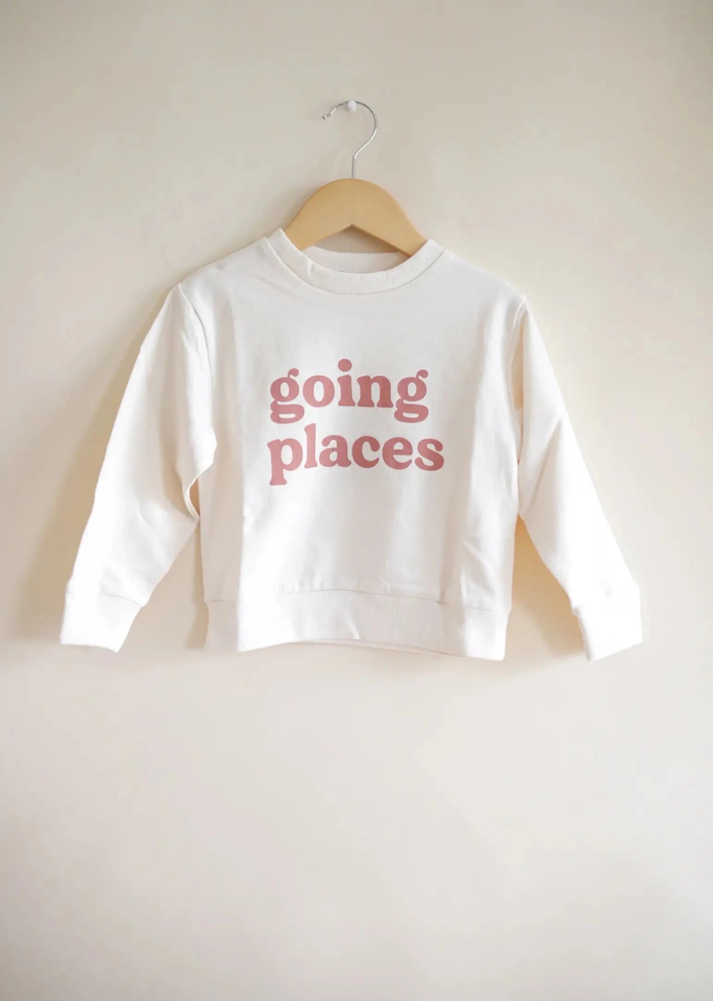 Organic Sweatshirt - Going Places - Bossy Beans