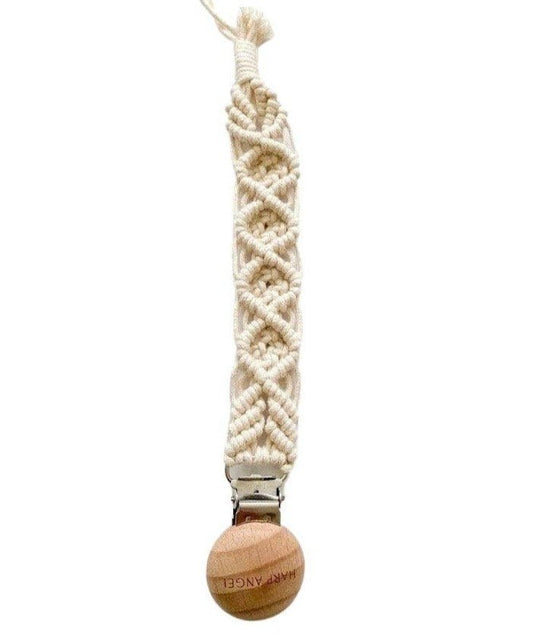 Pacifier Clip - Macrame - Bossy Beans