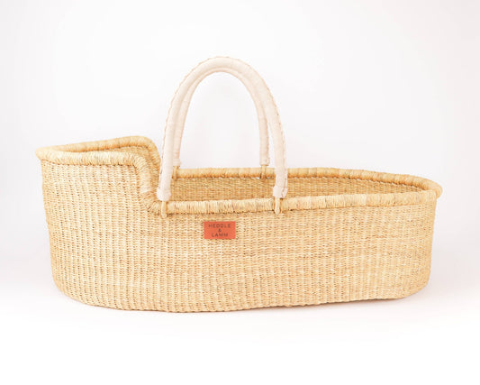 Pelu Moses Basket - Natural Handle - Bossy Beans