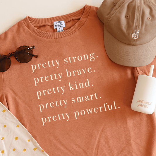 Pretty Brave Organic Pullover - Terracotta - Bossy Beans