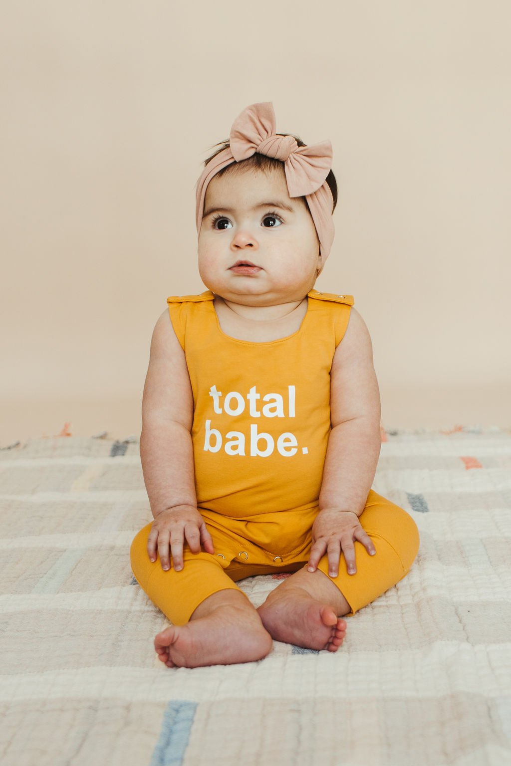 Romper: Total Babe - Sunshine Yellow - Bossy Beans