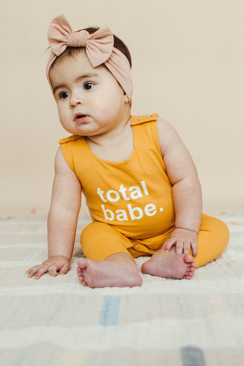 Romper: Total Babe - Sunshine Yellow - Bossy Beans