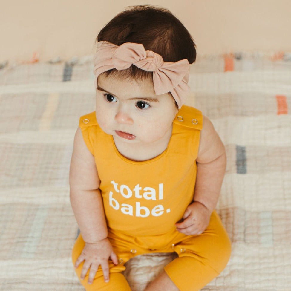 Romper: Total Babe - Sunshine Yellow - Bossy Beans