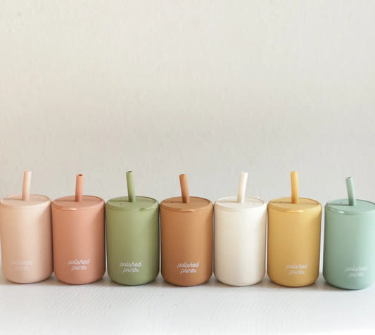 Silicone Straw Baby/Toddler Cup - Bossy Beans
