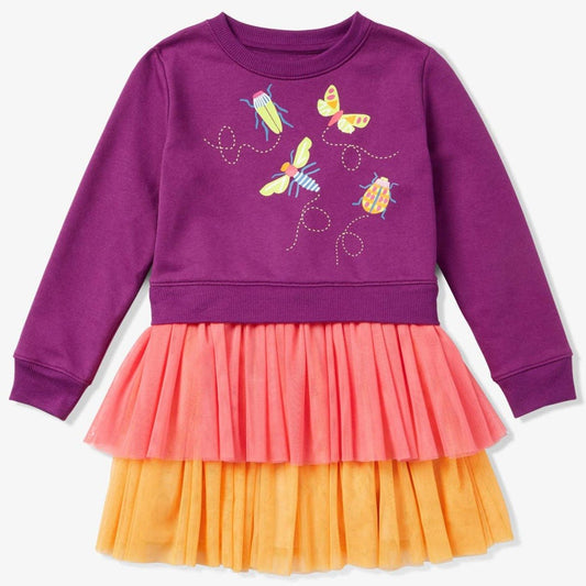 Sweatshirt Dress + Tulle - Entomology - Bossy Beans