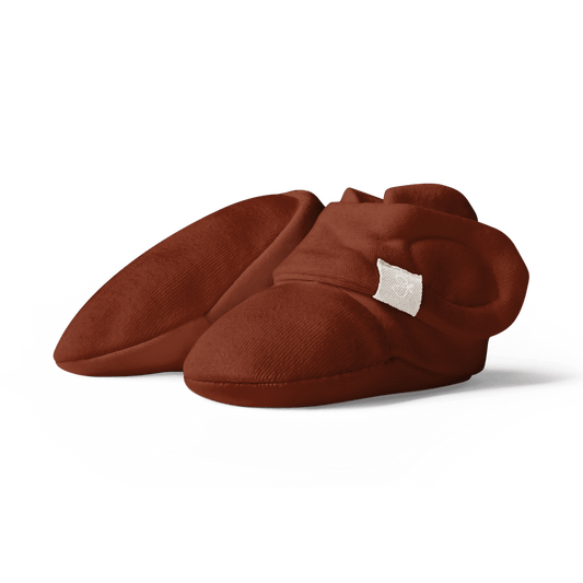 Terry Baby Boots - Redwood - Bossy Beans