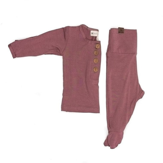 Top & Bottom Set - Rose - Bossy Beans