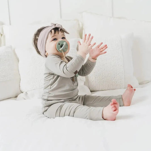 Top & Bottom Set - Sage - Bossy Beans