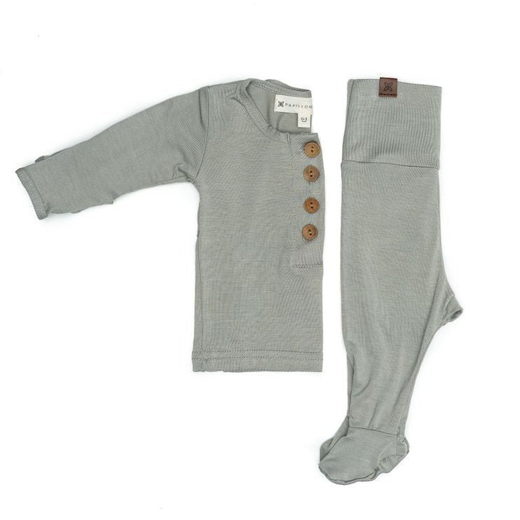 Top & Bottom Set - Sage - Bossy Beans