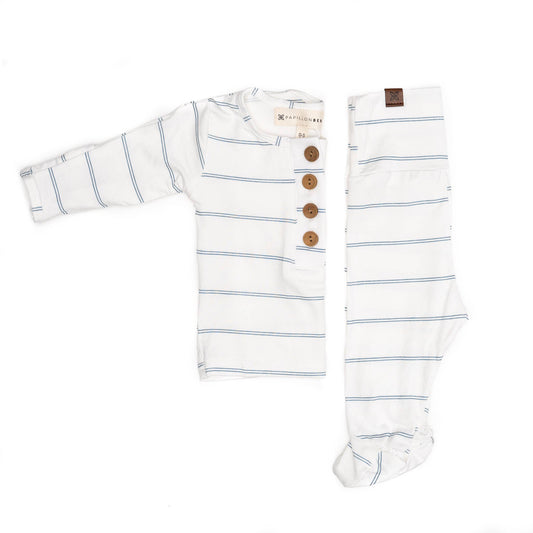 Top + Bottom Sets - Dusk Stripe - Bossy Beans